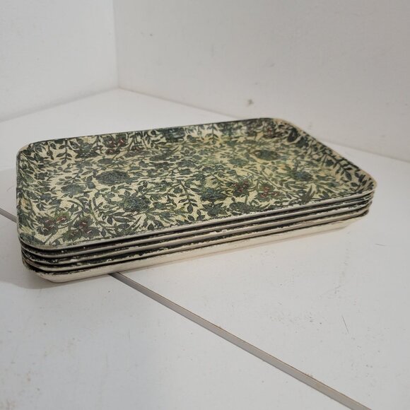 Five Vintage Ornate Florentine Trays Made in Italy - Picture 5 of 5